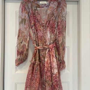 Zimmerman Mini Floral Dress